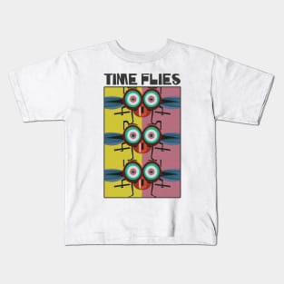 Time Flies - word play Kids T-Shirt